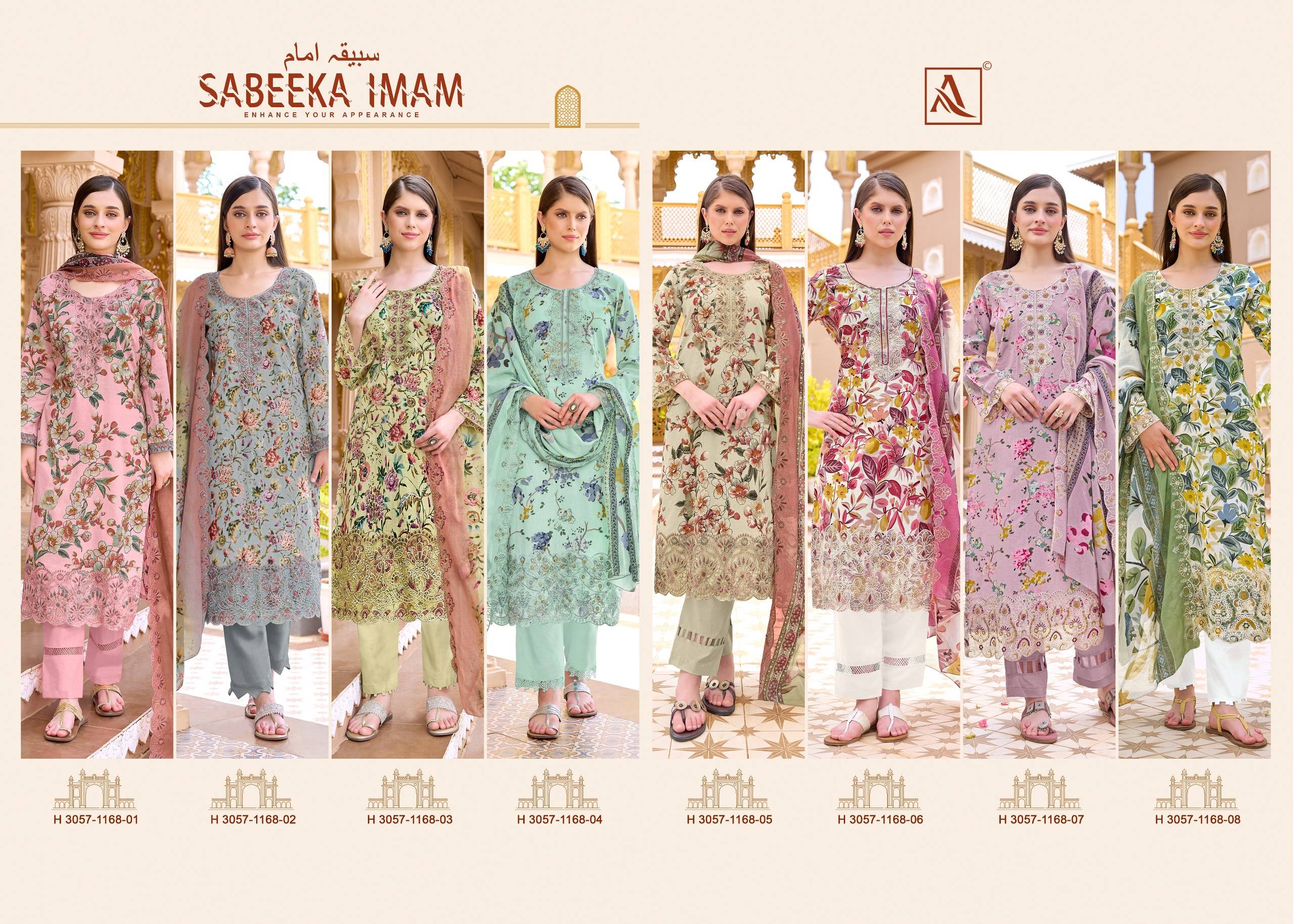 SABEEKA IMAM BY ALOK SUIT 01 To 08 Series Beautiful Festive Suits Stylish Colorful Fancy Casual Wear & Ethnic Wear Pure Cambric Cotton Dresses At Wholesale Price